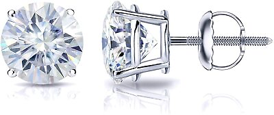#ad 7.00 CARAT G VS2 CERTIFIED ROUND CUT LAB CREATED DIAMOND STUD EARRINGS 18K $4297.85