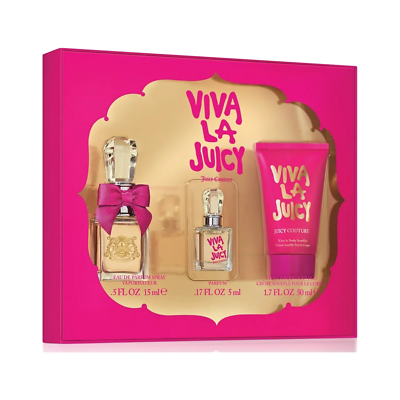 #ad Viva La Juicy Women#x27;S Fragrance 3 Piece Gift Set 0.50 Fl. Oz. Ea $56.72