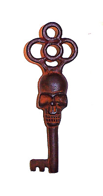 Victorian Skull Key Vintage Antique Style Cast Iron Skeleton Key $8.95