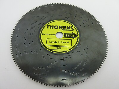 #ad LOVELY TO LOOK AT Music Box Disc #1481 Thorens 4.5quot; Vintage Switzerland $14.45