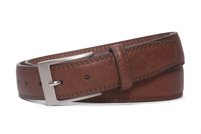#ad Gravity Threads Mens Fashion Leather Single Keeper Belt Brown $12.50