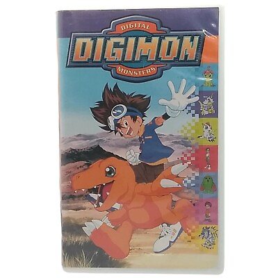 #ad Digimon Digital Monsters Volume One VHS 1999 Fox Kids Videos $2.99