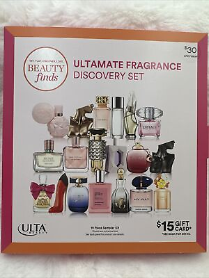 #ad Ulta Beauty Finds ULTAMATE FRAGRANCE DISCOVERY SET 19pc Vial Perfumes 2023 NIB $49.98