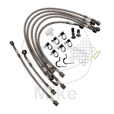 #ad Brake hose steel braided kit 7 piece for Honda CB 1000 RA 08 16 $342.98