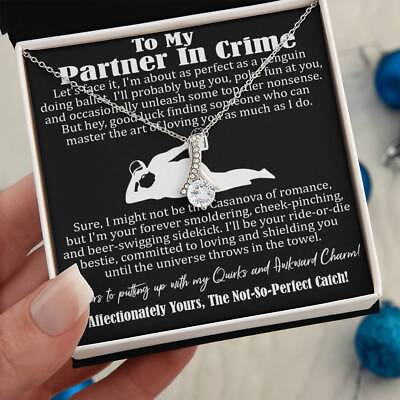 #ad #ad To My Wife Necklace Funny Christmas Gift Funny Gift For Her Soulmate Gifts $50.97