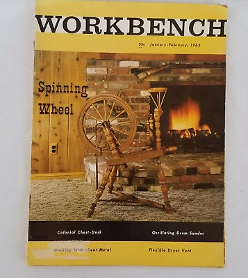 #ad Vintage Workbench Jan Feb 1963 Spinning Wheel Catalog $10.95