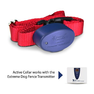#ad Extreme Dog Fence Add On or Replacement Receiver Collar G2 Free Blue Strap $154.99