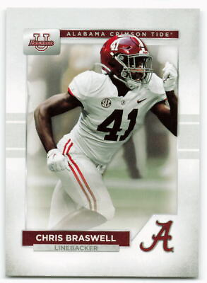 #ad 2023 Chris Braswell Bowman University Alabama Crimson Tide $1.15