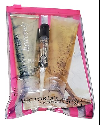 #ad Victoria#x27;s Secret 3 Piece Heavenly Angel Touch Lotion Wash Perfume Travel Size $24.99