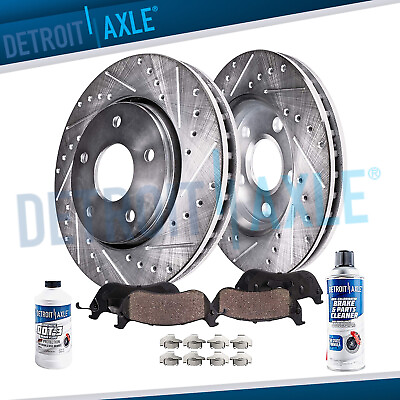 #ad Front Drilled Rotors Brake Pads for Ford Escape Mazda Tribute Mercury Mariner $105.96