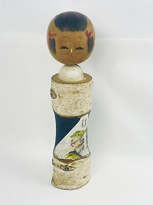 #ad Kokeshi Old Doll Vintage Wooden Big Nikko 17.7quot; 45cm Japan $36.00