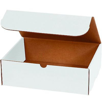 #ad 8 x 4 x 2 White Corrugated SHIPPING Mailer Packing Storage Box Boxes 100 To 500 $249.95