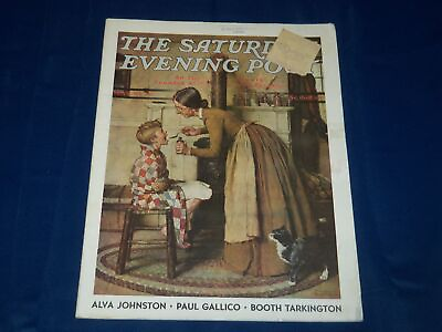 #ad 1936 MAY 30 SATURDAY EVENING POST MAGAZINE NORMAN ROCKWELL COVER L 1243 $74.99