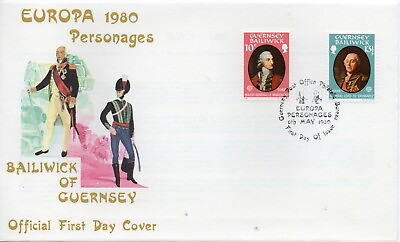 #ad 1980 Guernsey Europa First Day Cover GBP 0.99