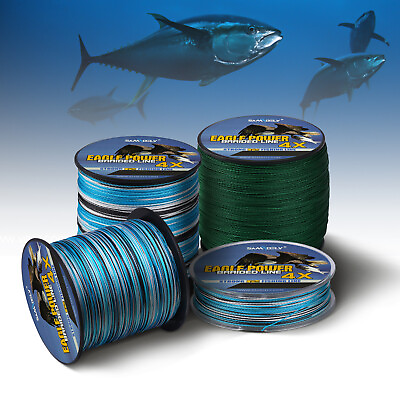 #ad 110yds Strong PE Braided Line Fishing 4 Strands Freshwater amp; Saltwater $6.99