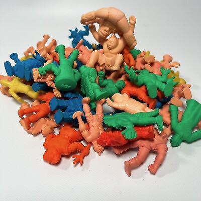 #ad Kinnikuman Kinkeshi Figures Lot of 50 Toy Eraser Keshi Gomu Bundle From Japan $59.99