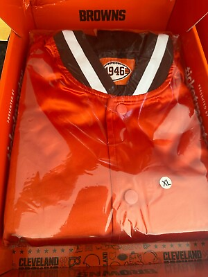 #ad 2023 Cleveland Browns STH Gift Orange Jacket Size XL New sealed with box $34.99