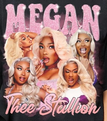 #ad Megan Rapper Shirt Retro Megan Thee Stallion 90S Shirt Concert Tour 2024 new $18.99