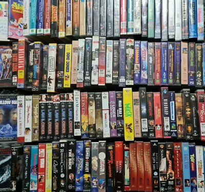 #ad Variety of VHS Tapes to Pick From Classics Retro Collection Videos Movies AU $13.50