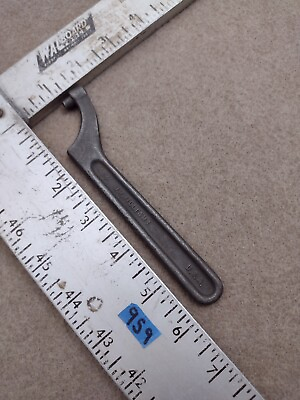 #ad JH Williams USA 1 4quot; Pin Spanner Wrench 456 Fixed Jaw Tool Black Oxide Made In . $19.99