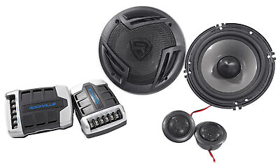 #ad Pair Rockville RV65.2C 6.5quot; Component Car Speakers 750 Watts 140w RMS CEA Rated $39.95