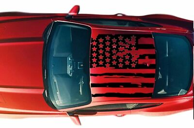 Decal Graphic design unique for Ford Mustang GT 2019 2020 Roof usa livery flag $77.35