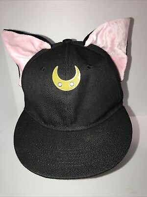 #ad Sailor moon Luna cap Cute with cute ears Slightly larger size . OSFA $20.00