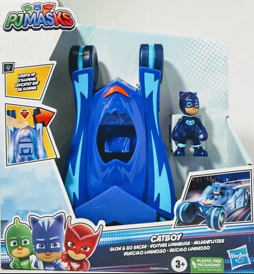 #ad PJ Masks Catboy Toys Glow and Go Cat Car Blue For Boys and Girls New $17.00