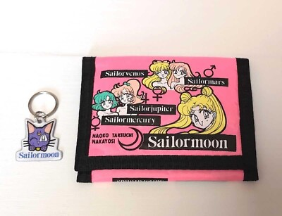 #ad Pretty Guardian Sailor Moon 1996 Nakayoshi All Play Wallet Sailor Luna Charm $29.70