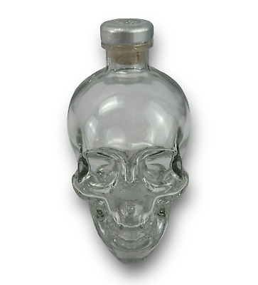 #ad Crystal Head Vodka Skull Bottle Empty 750 ml Original Stopper By Dan Aykroyd $26.99