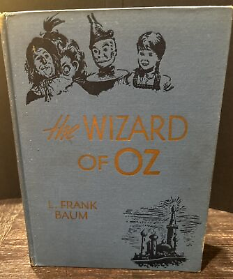#ad The Wizard of Oz Book 1944 by L. Frank Baum Illustrations by Evelyn Copelman Hc $49.99