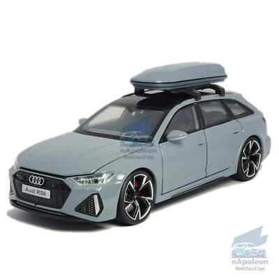 #ad 1:32 Audi RS6 Model Car Alloy Diecast Toy Vehicle Collection Kids Gift Gray $45.99
