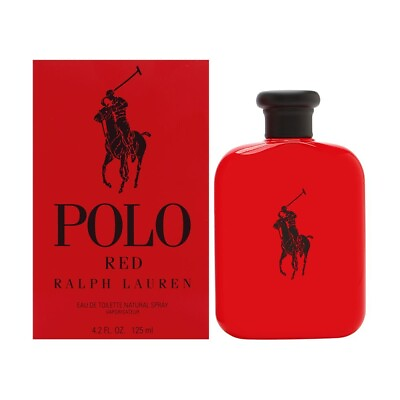 #ad Polo Red by Ralph Lauren 4.2 oz 125 ml Eau De Toilette Spray Brand New Sealed $29.99
