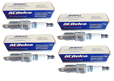 #ad Lot of 4 Spark Plug Platinum ACDELCO Professional 41 928 Made in USA $21.99