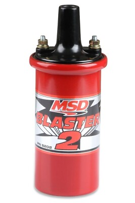 #ad MSD Ignition Coil Blaster 2 Red 100:1 Turns Ratio 2.25quot; Canister Style Bracket $126.48