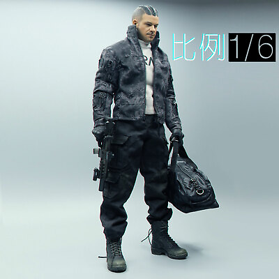 #ad 1 6th Soldier VTS TOYS Black Combat Pants Model for 12quot; Figure Doll Toys $21.84