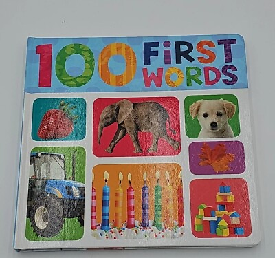 #ad 100 First Words Book Little Tiger Press $2.99