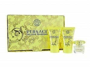 #ad Versace Yellow Diamond for Women 3 Pc Mini Gift Set 0.17 Ounce EDT Splash 0.8 O $27.99