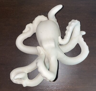 #ad OCTOPUS PORCELAIN TABLETOP OR WALL DECOR SCULPTURE $20.00