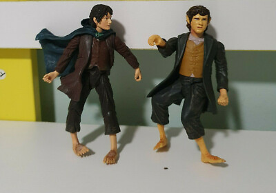 #ad HOBBIT CHARACTER TOYS LORD OF THE RINGS FIGURINES MERRY OR PIPPIN FRODO BAGGINS AU $32.00