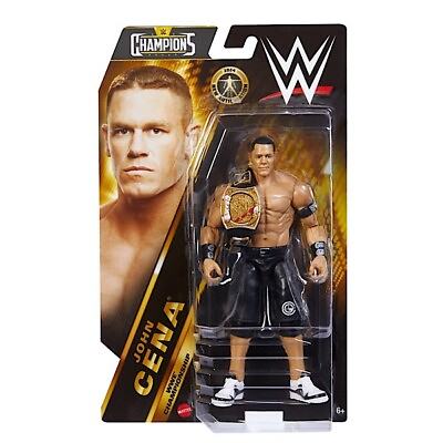 #ad #ad John Cena WWE Mattel Basic Champions Series 2 Wrestling Action Figure $15.99