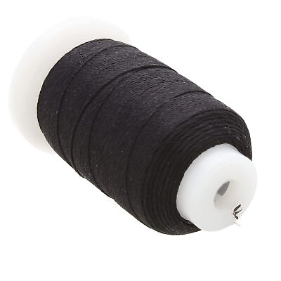 #ad The Beadsmith Pure Silk Cord – Black Color – Size F 0.348mm 0.0137” $18.39