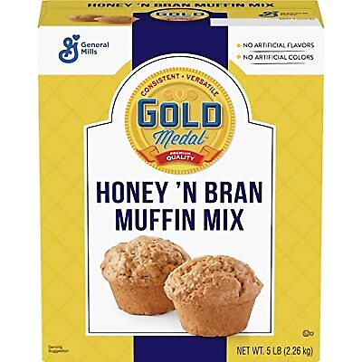 #ad Honey #x27;N Bran Muffin Mix by Gold Medal 5 Pound Box $29.21