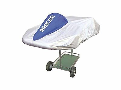 #ad Sparco Kart Cover Silver Blue $83.33