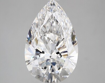 #ad Lab Created Diamond 3.51 Ct Pear E VS2 Quality Excellent Cut IGI Certified $2153.95