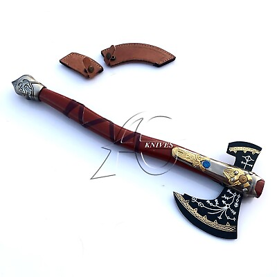 #ad Small Leviathan axe Viking axe Kratos felling hatchet carbon steel axe Gift $87.99