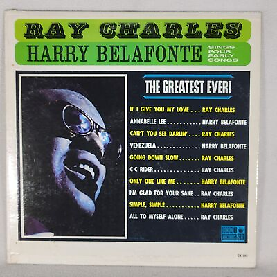 #ad Ray Charles amp; Harry Belafonte – The Greatest Ever Coronet Records CX 203 VG $4.50