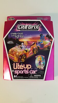 #ad Cra Z Art Lite Brix Lite Up Sports Car Harper Chloe Set 35707 $14.25
