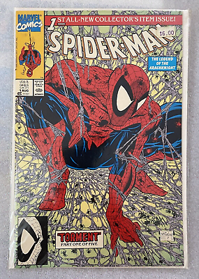 #ad Spider Man #1 quot;Tormentquot; 1990 Todd McFarlane NEW Bagged Boarded Unread. $12.95
