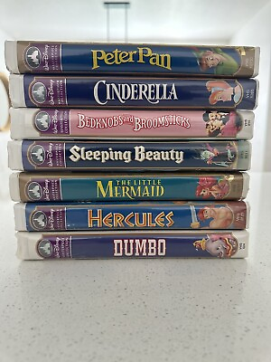#ad Walt Disney Masterpiece Collection VHS Tapes $25.00